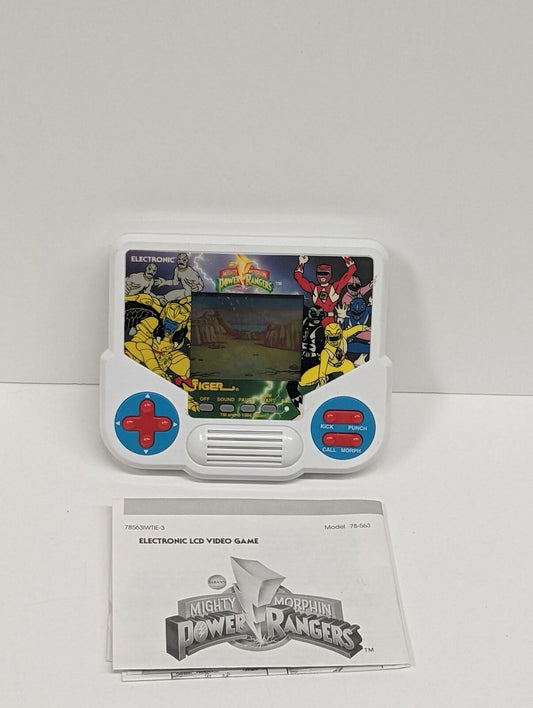 Mighty Morphin Power Rangers Tiger Electronic Handheld LCD Game