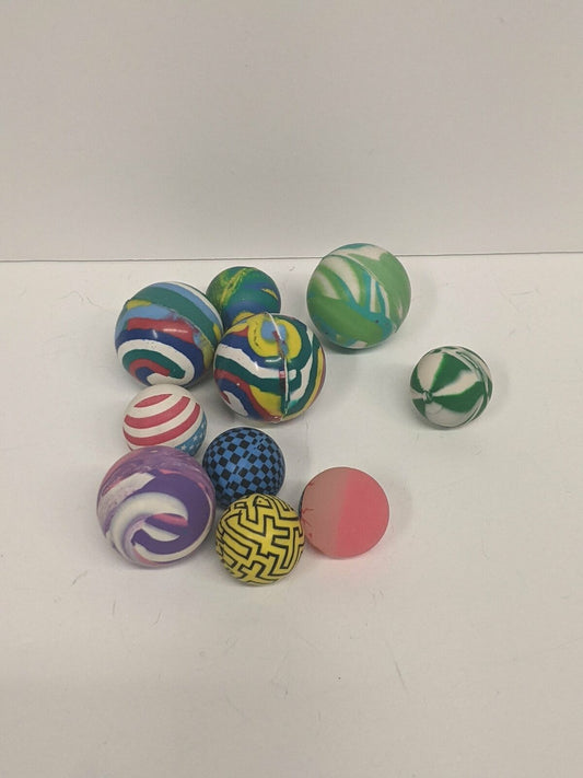 Lot of 10 Bouncy Balls