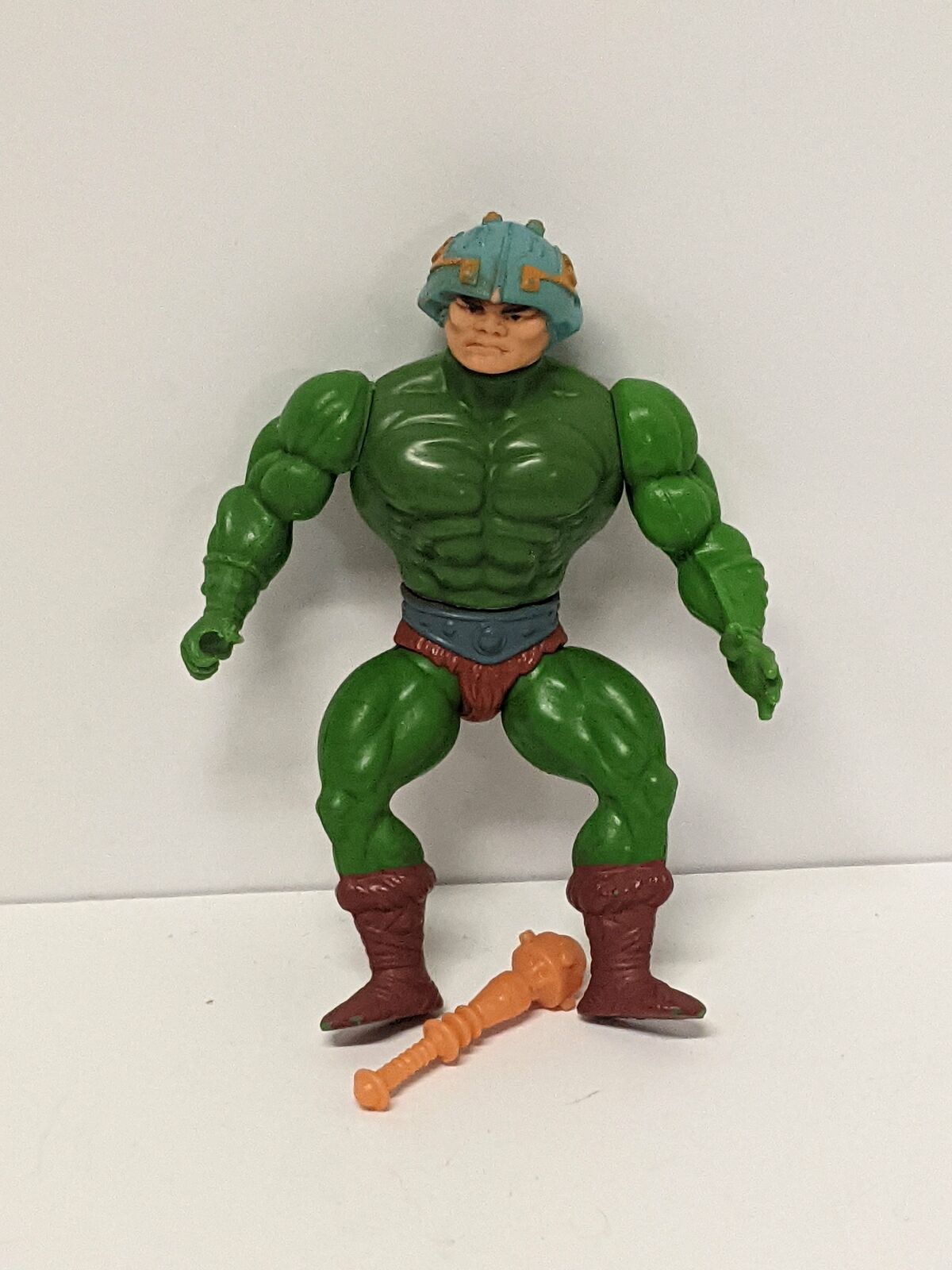 Vintage MOTU Man At Arms with weapon LOOSE