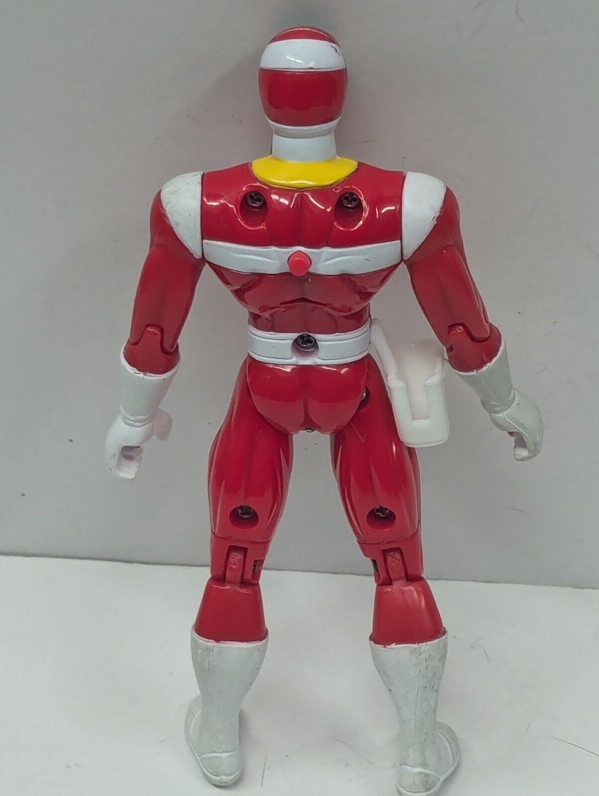 Power Ranger Red Space Action Figure 1997 Bandai 5.5" With Working Light