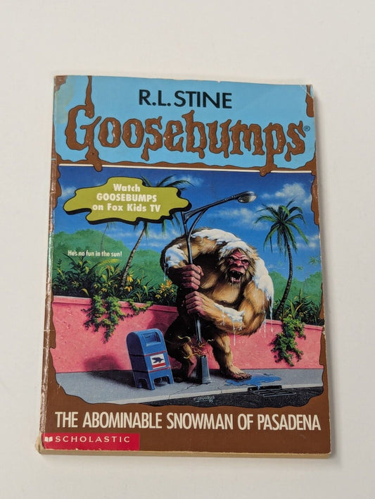 Abominable Snowman of Pasadena by R. L. Stine (1995, Trade Paperback)