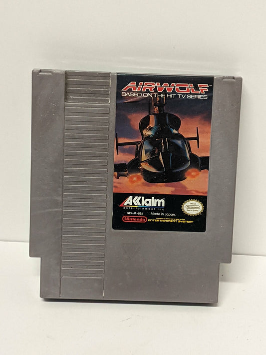 Vintage NES Airwolf (USED) UNTESTED