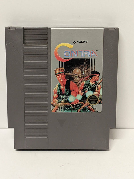 Vintage NES Contra (USED) UNTESTED