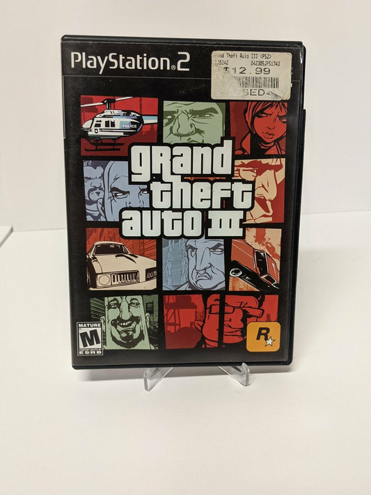 PS2 GTA III USED Complete Game UNTESTED