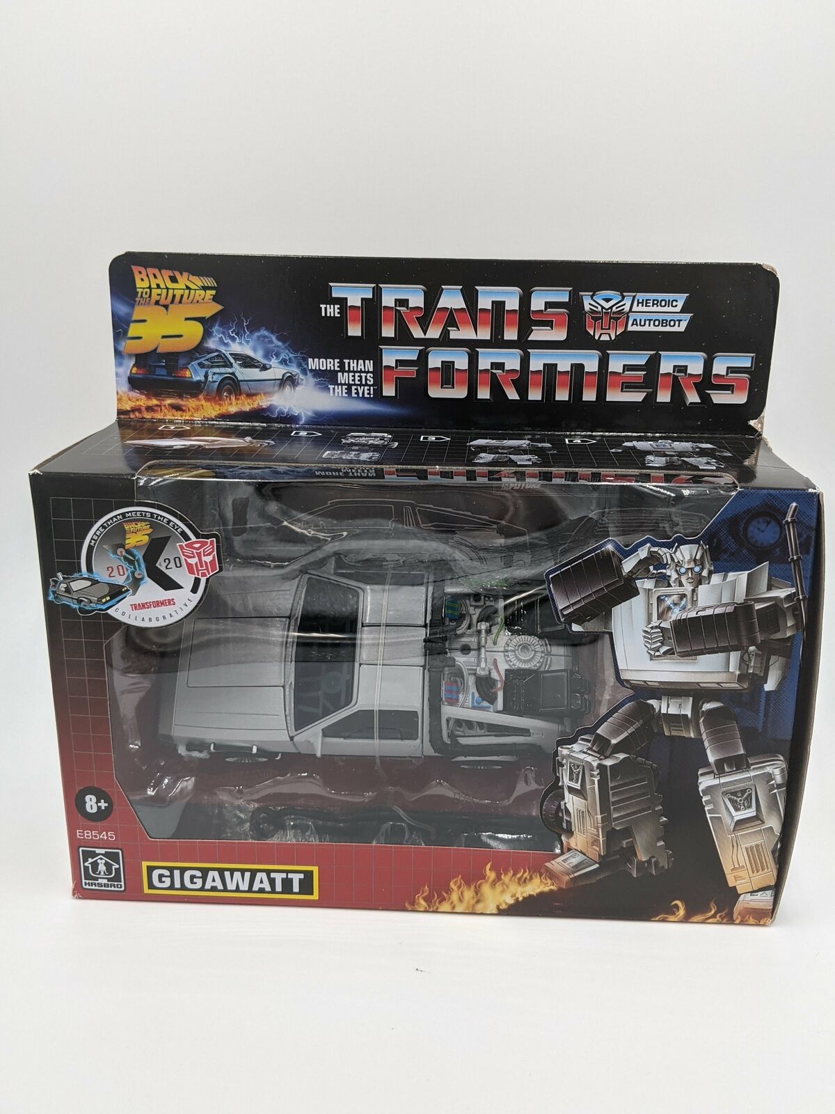 Transformers Back To The Future Crossover 2020 Gigawatt Delorean MISB