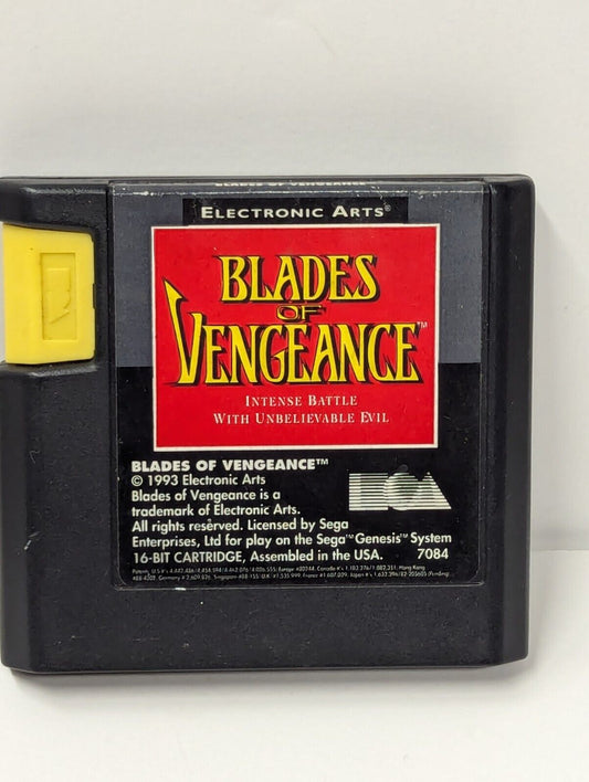 Blades Of Vengeance (SEGA Genesis, 1993) Cart Only Tested Working Authentic