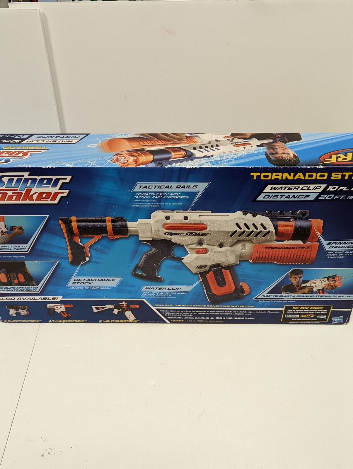 2011 Nerf Super Soaker Tornado Strike  in Box