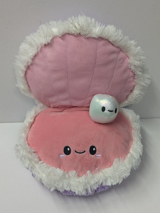 2020 Squishable Purple &  Pink Mini Oyster with Pearl 8" plush 