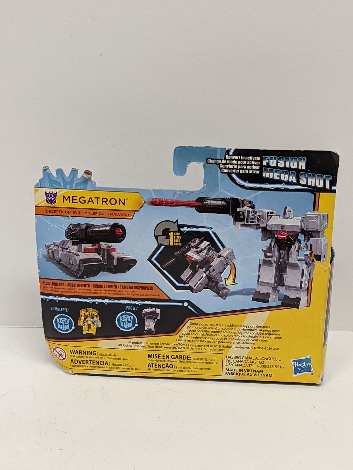 2018 Megatron Transformers Cyberverse on Blister