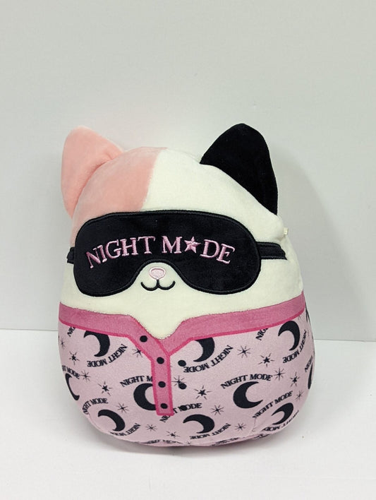 8" Katsla The Kitty Night Mode Squishmallow USED