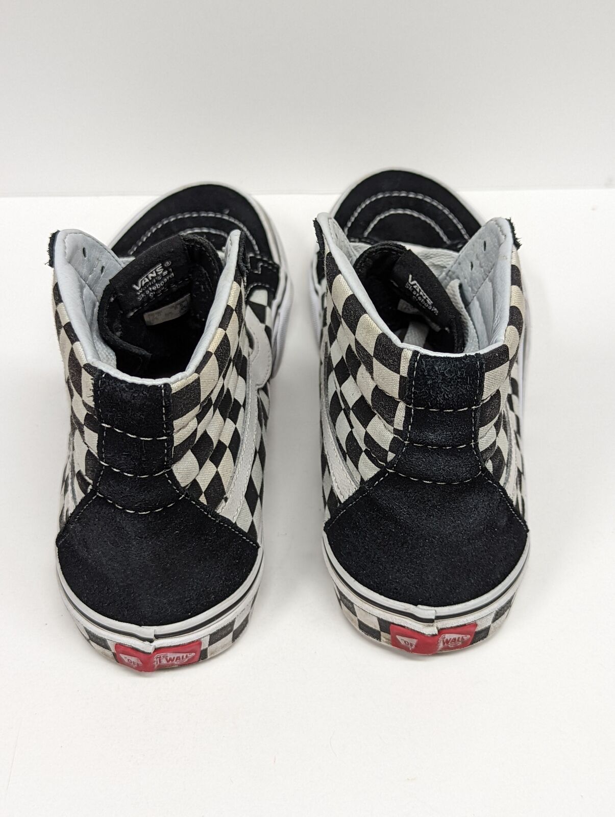 Vans Sk8-Hi Checkered 7.0 USED Cleaned!