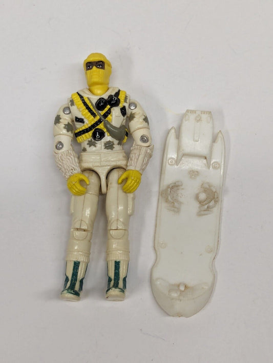 1992 GI Joe Iceberg 3.75" with Snowboard