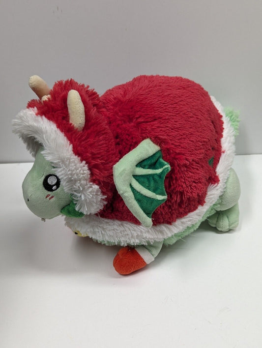 Squishable Original, Retired Green  Dragon Santa Suit Plushie 