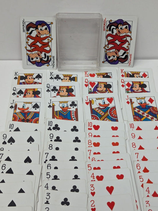 Mickey Mouse Playing Cards in Director's Chair.