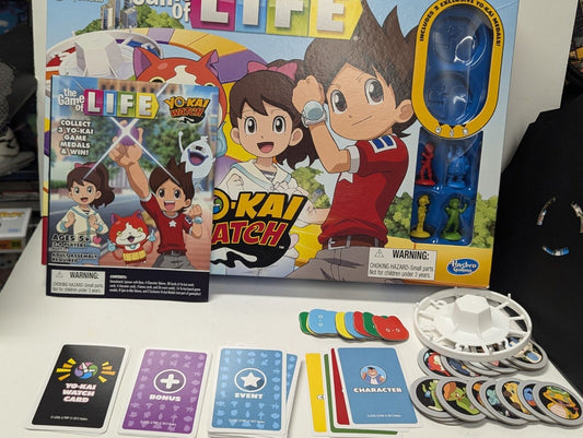 The Game of Life Yo-kai Yokai Edition Missing Medallions. 100% Complete