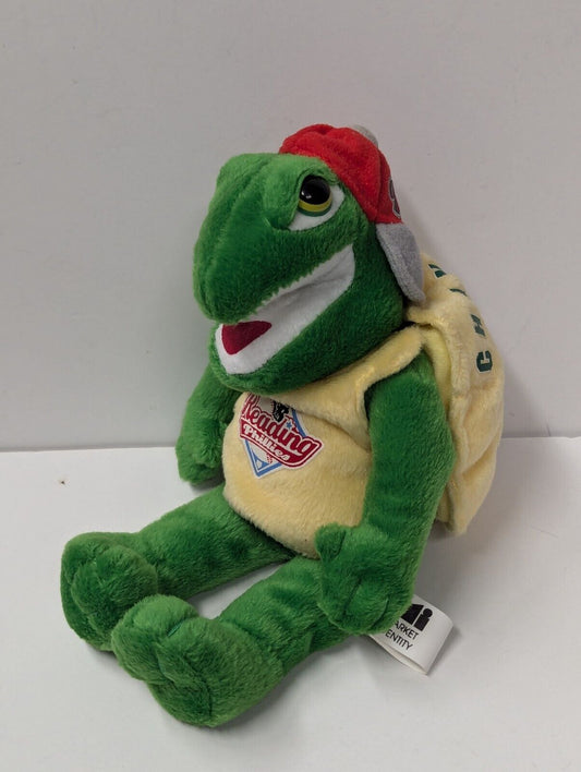 2001 Reading Phillies Baseball CHANGE UP TURTLE MASCOT 9" Bean Bag Plush