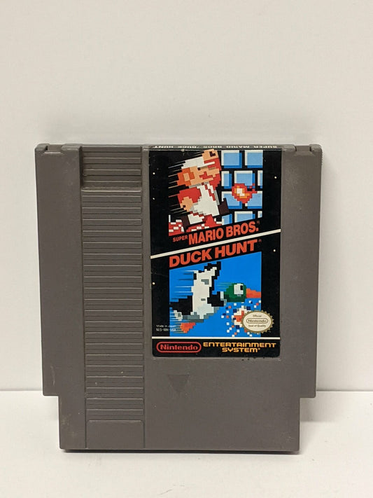 Vintage NES Super Mario Bros. & Duck Hunt (USED)UNTESTED