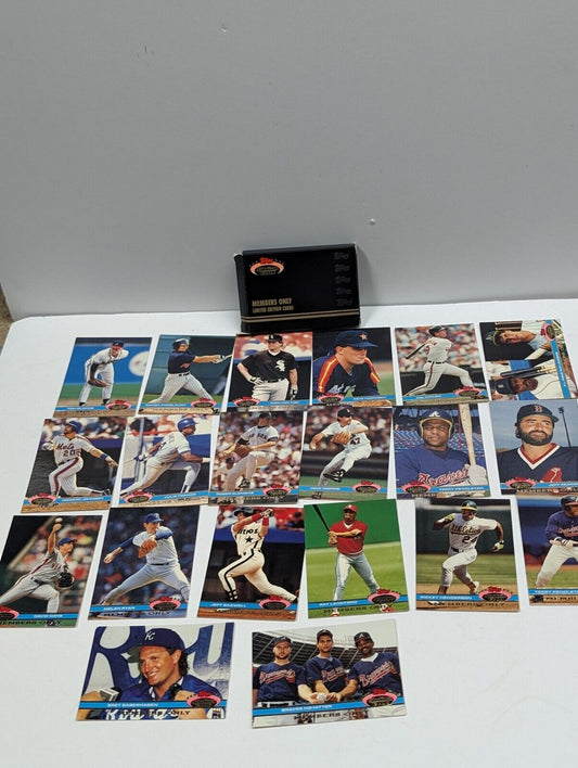 Topps Stadium Club Members Only Limited Edition Baseball Cards