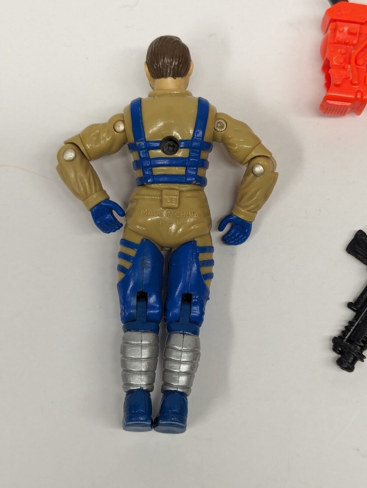 1993 G.I. Joe OZONE (V2) Astro-Infantry Trooper 3.75 inch with Accessories 