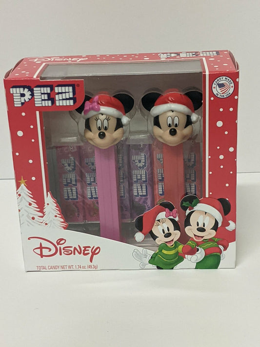 Mickey & Minnie Christmas Pez 2 Pack MISB