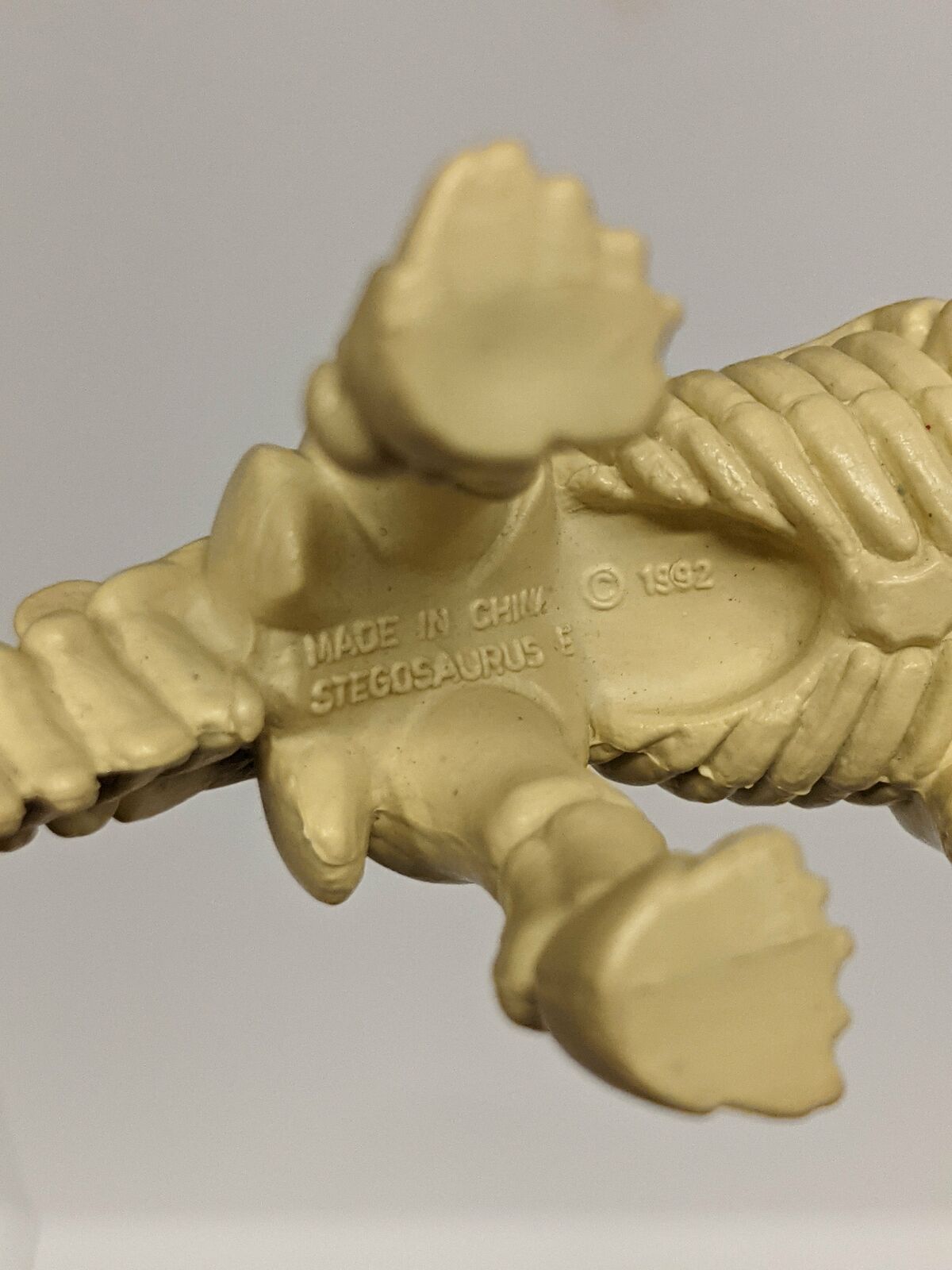 1992 PVC Stegosaurus Skeleton Toy