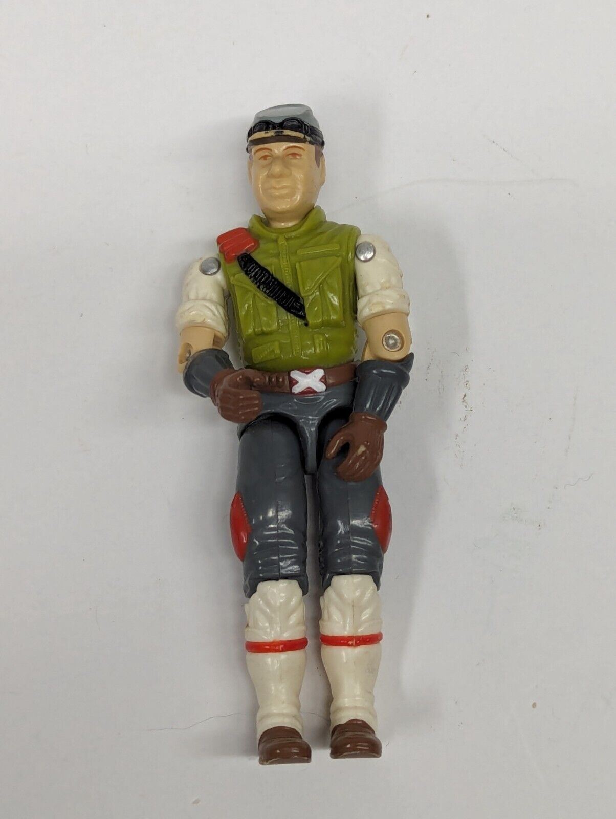 1986 Gi Joe Cobra ARAH Figure Cross Country V1  Havoc Driver 3.75"