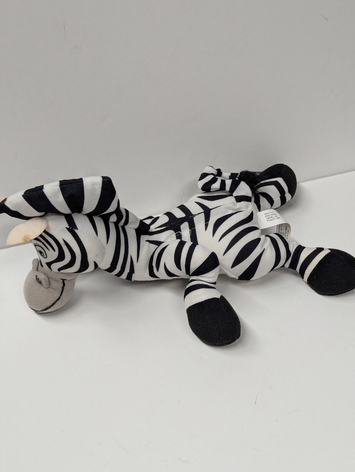 Dreamworks Madagascar’s “Marty The Zebra” Fisher Price Mattel Stuffed Toy 2012