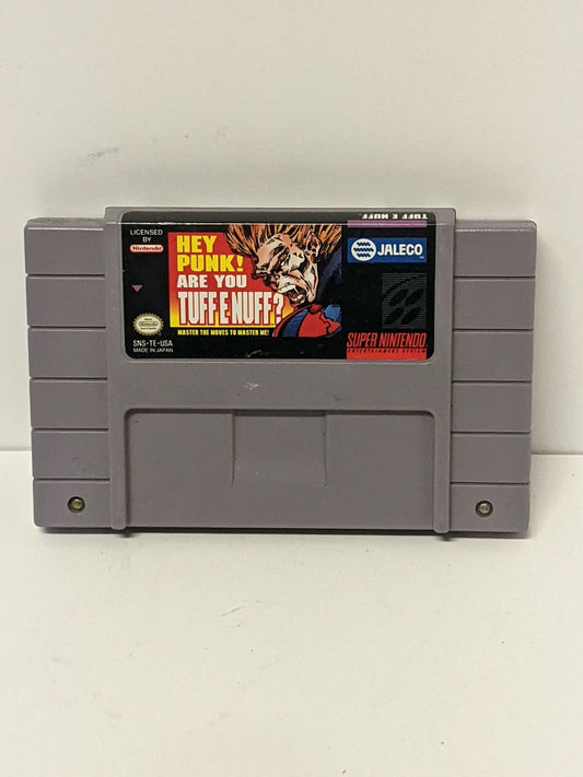 Vintage SNES Hey Punk! Are You Tuff E Nuff (USED) UNTESTED