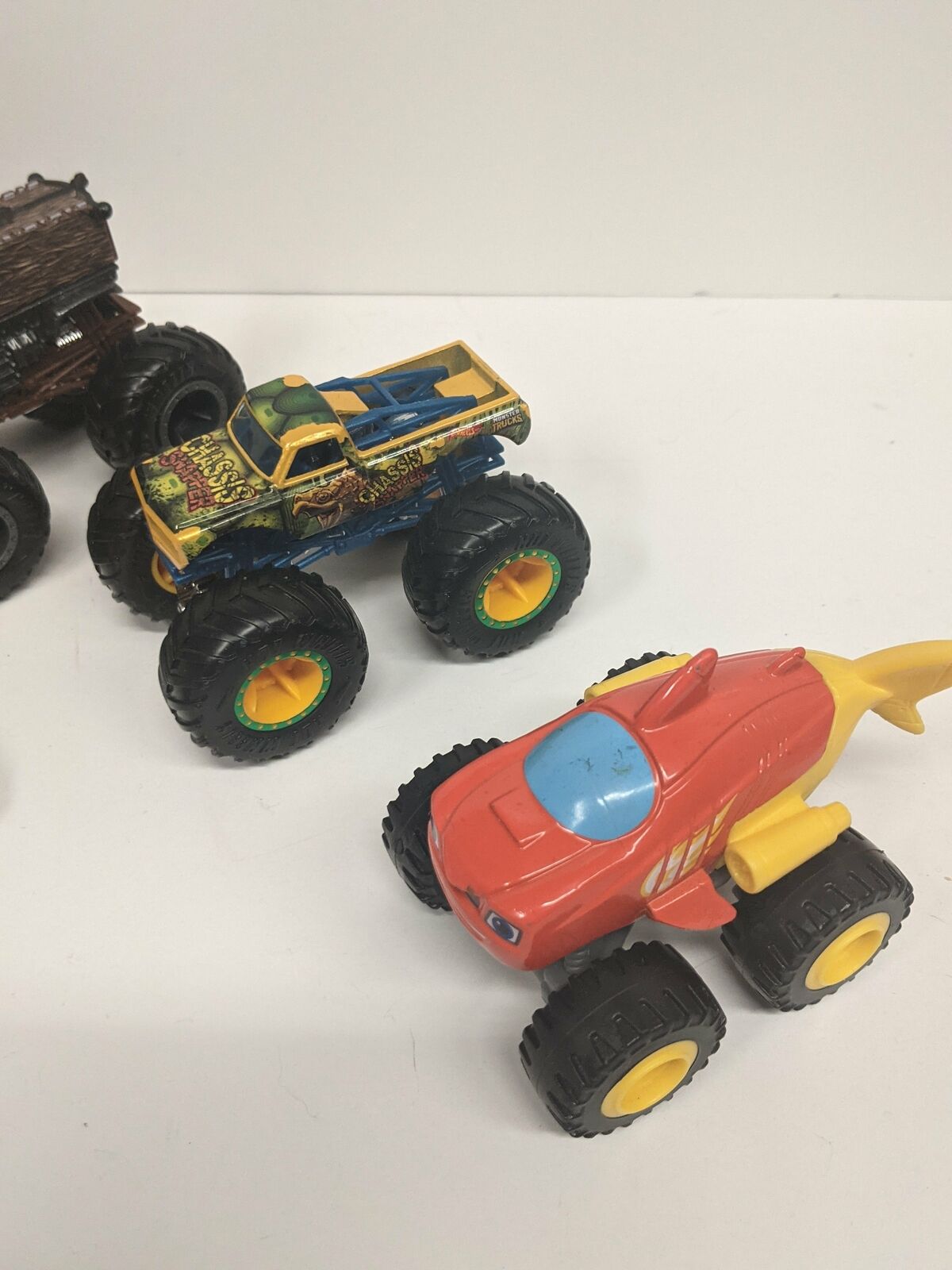 Lot of 6 Cars & Monster Trucks Loose