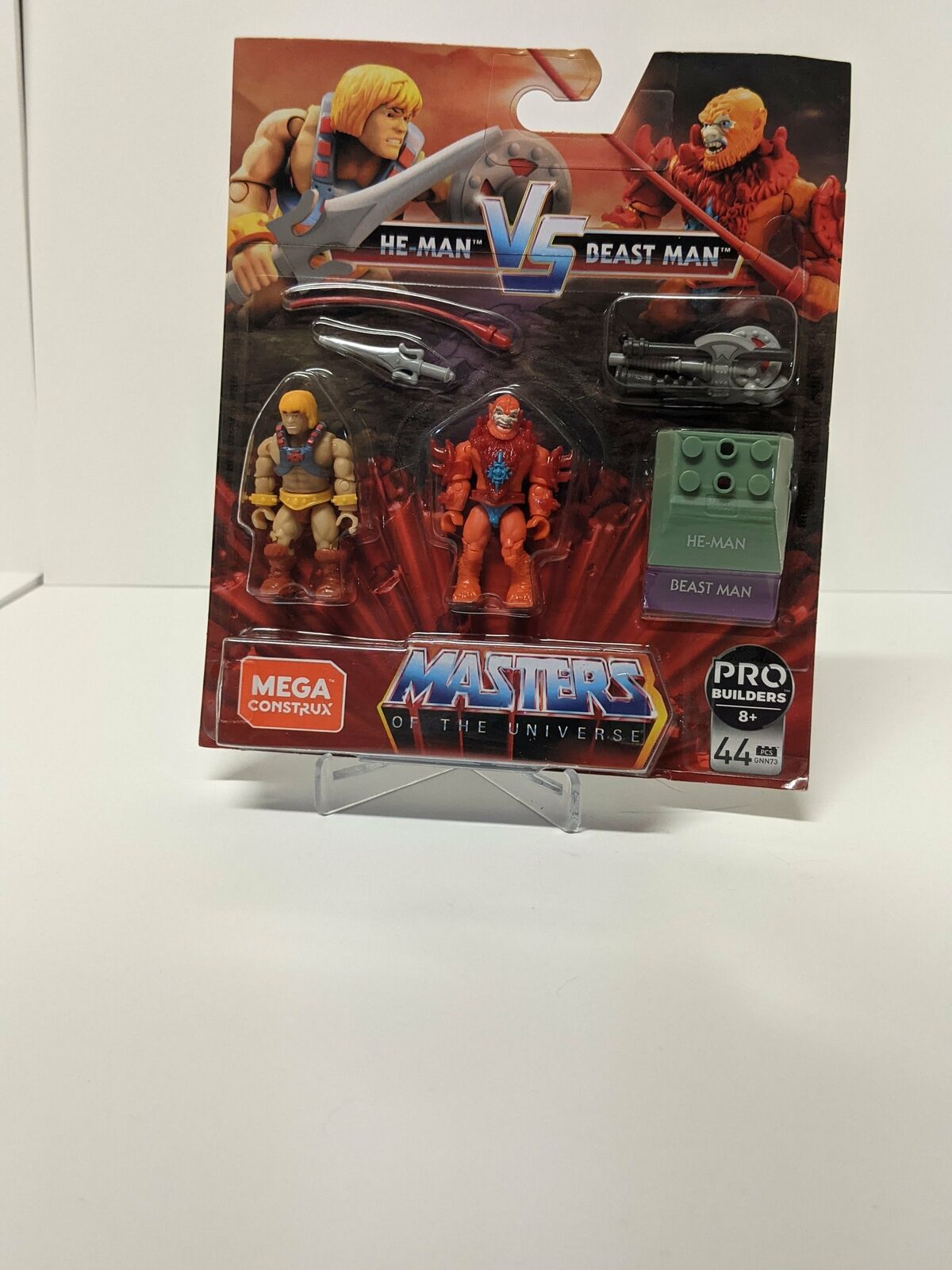 Mega Construx Masters of The Universe He Man & Beast Man 2 Pack MOC