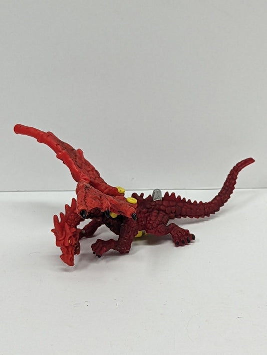 1993 Mighty Max Storm Dragon Red Dragon Figure USED