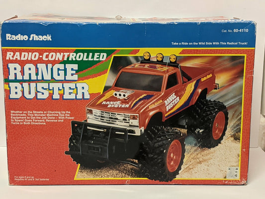 Vintage Radio Shack Radio Controlled Ranger Buster Red Variant RARE CIB