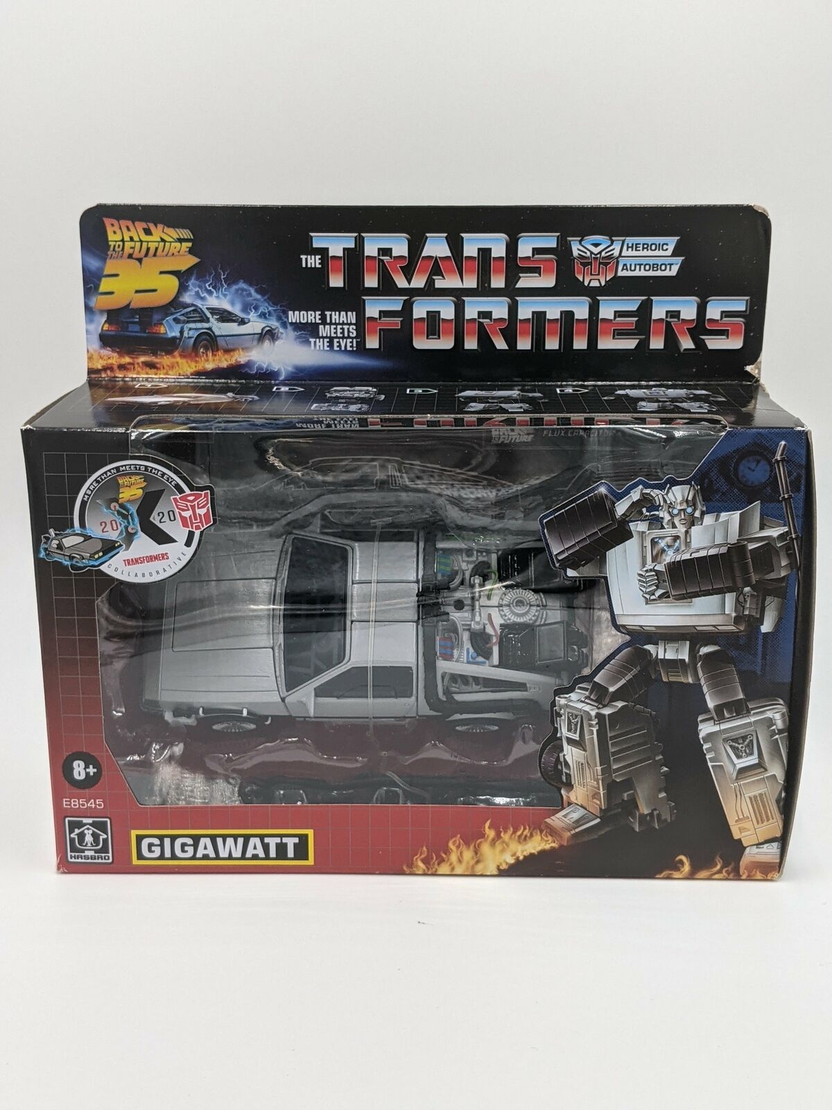 Transformers Back To The Future Crossover 2020 Gigawatt Delorean MISB