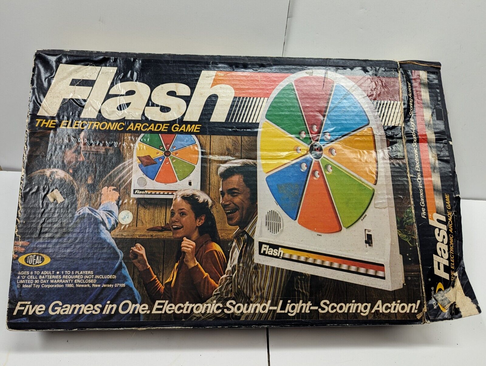 1980 Flash The Electronic Arcade Game by Ideal Tested COMPLETE