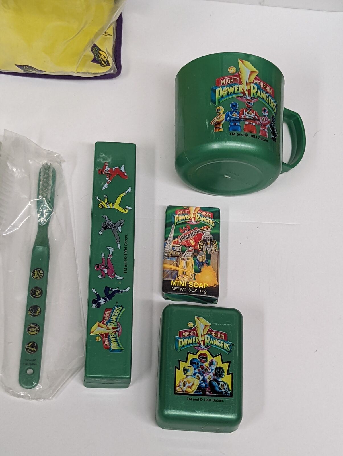 1994 Saban Power Rangers Bathroom Kit Complete