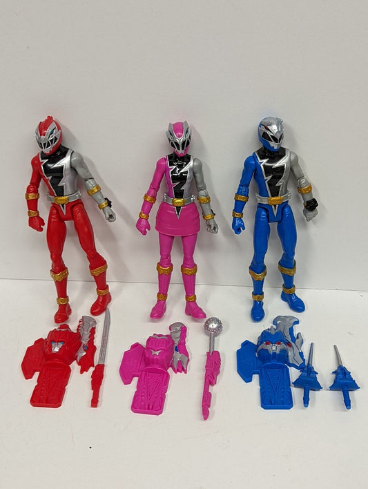 Power Rangers Dino Fury Figures Set of 3