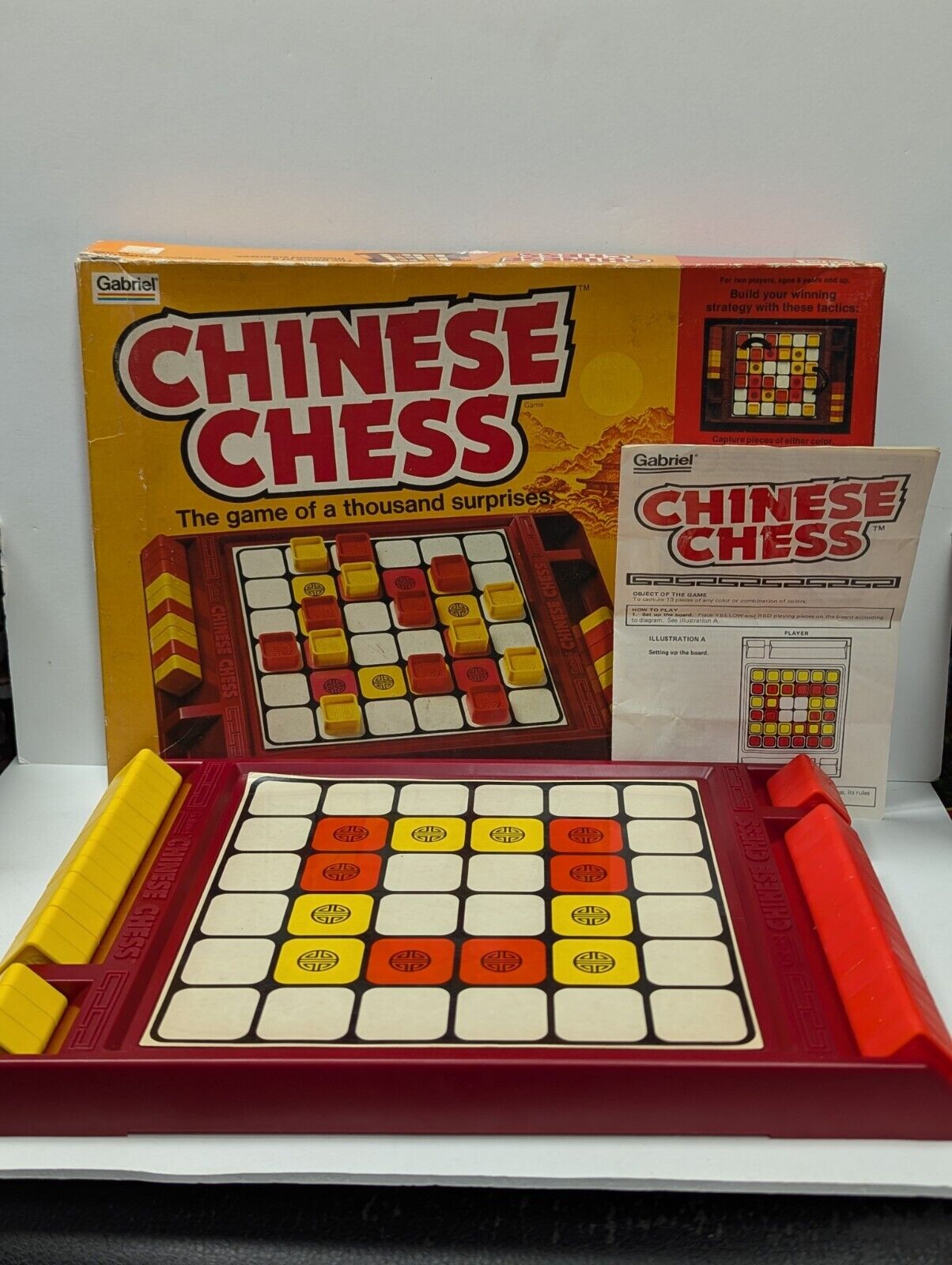 Vintage Game-"Chinese Chess" Gabriel- 1981- Complete