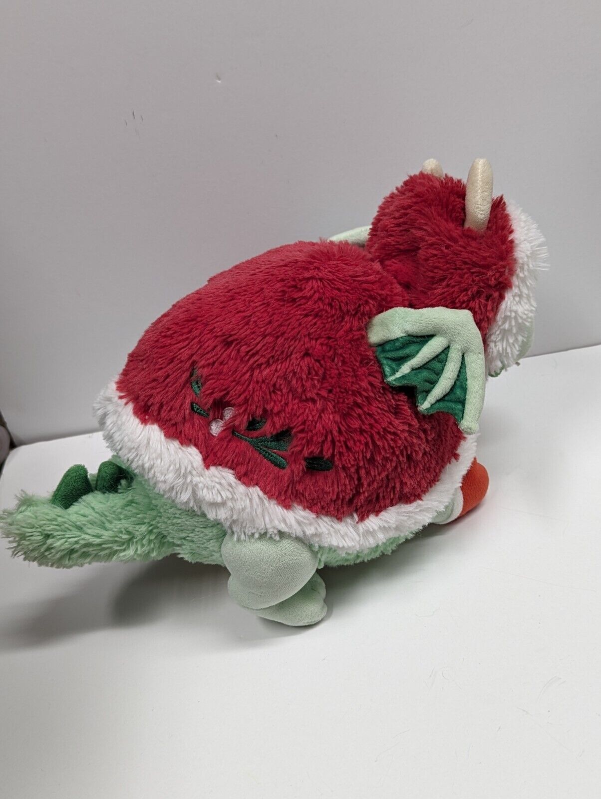 Squishable Original, Retired Green  Dragon Santa Suit Plushie 