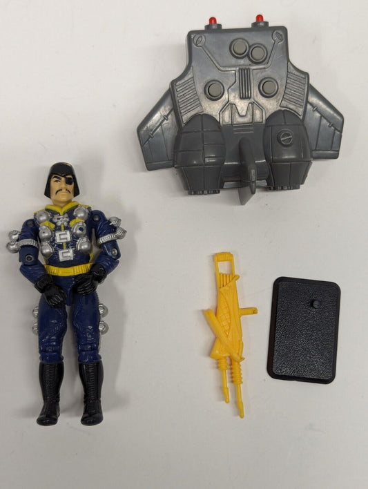 1992 GI Joe Super Sonic Fighters Major Bludd with accessories FIGURE