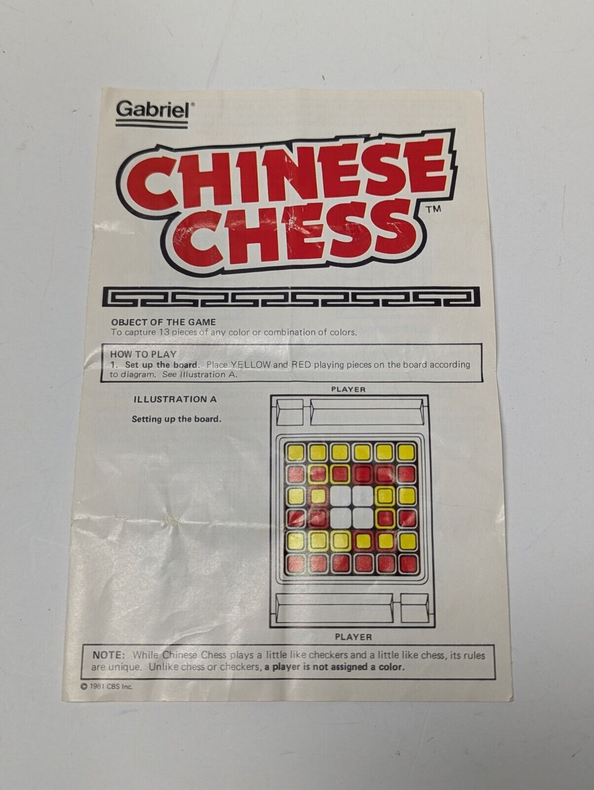 Vintage Game-"Chinese Chess" Gabriel- 1981- Complete