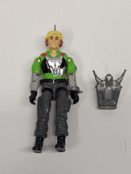 1987 Gi Joe Cobra Arah Figure Psyche Out V1 With Antena Hasbro