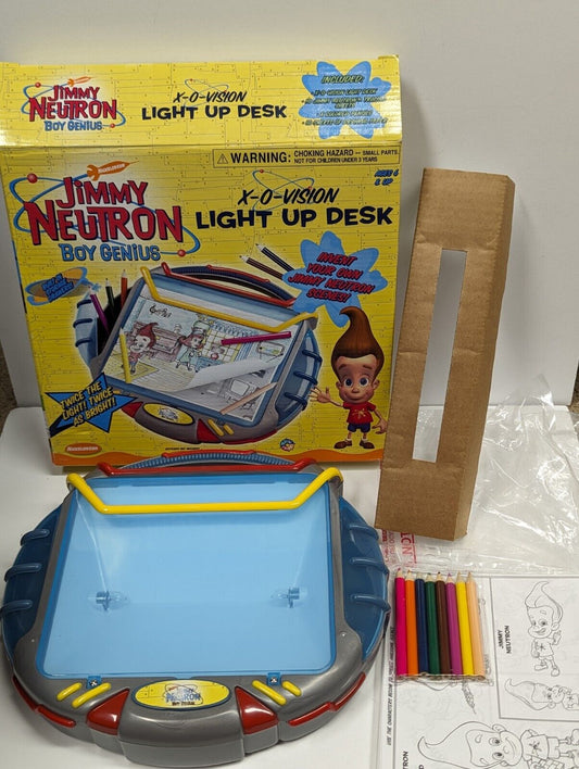 2001 Nickelodeon Jimmy Neutron "X-Ray Vision" Light Up Tracing Art Lamp