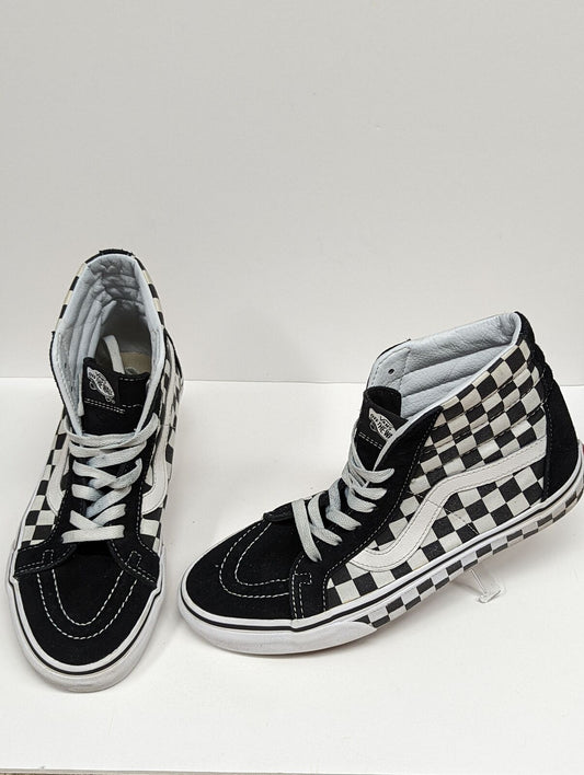 Vans Sk8-Hi Checkered 7.0 USED Cleaned!