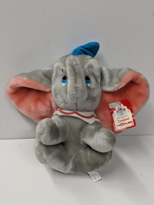 Disney Parks Dumbo Plush 9" Vintage Disneyland Plush with TAG