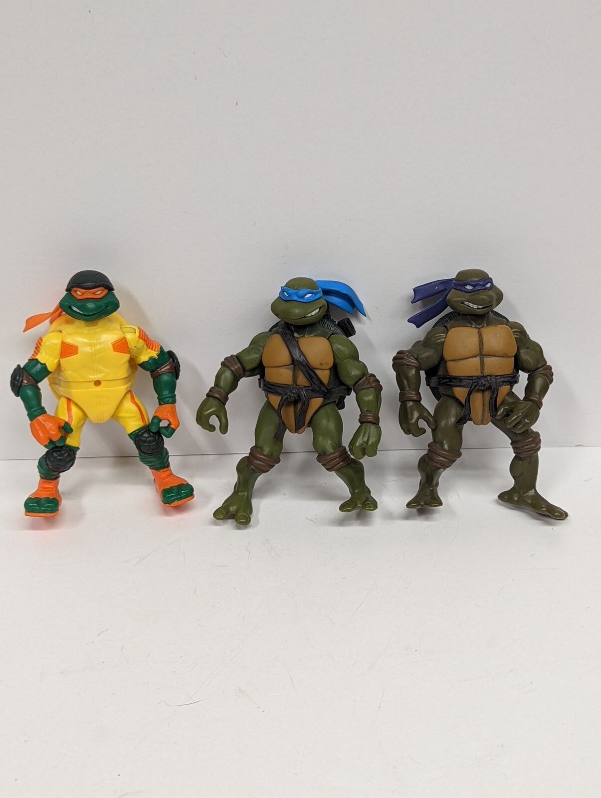 Lot of 3 TMNT Figures LOOSE