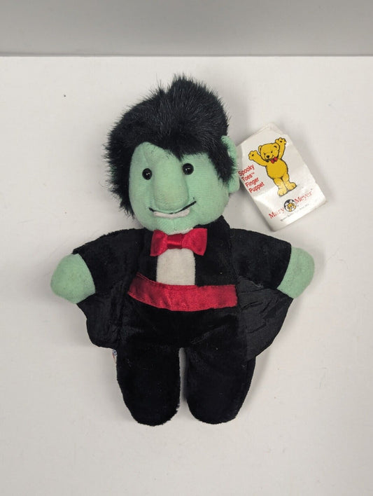 1995 Mary Meyer Tippy Toes 6" Finger Puppet Dracula with Tag