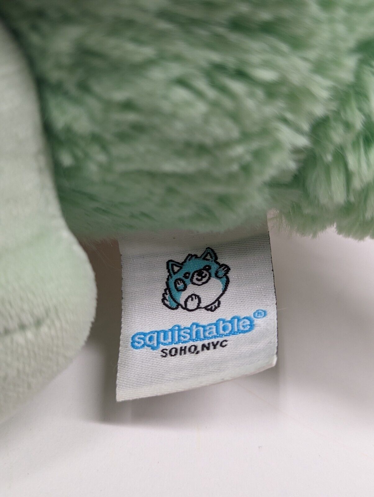 Squishable Original, Retired Green  Dragon Santa Suit Plushie 