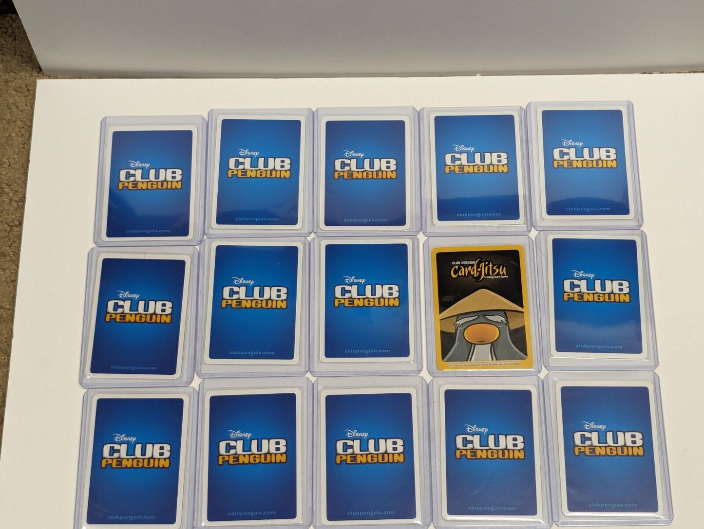 Topps Disney Club Penguin Card-Jitsu 70 Card Lot w/t Foil Cards, Poster & Tins