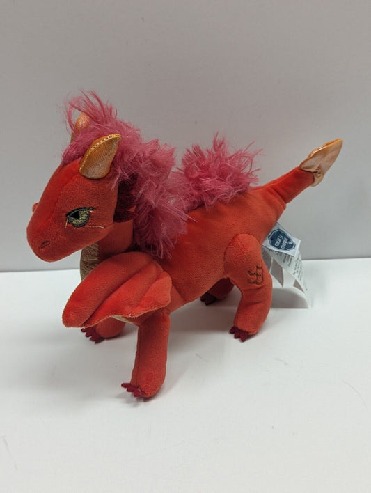 Mary Meyer Plush Sparkler Dragon, 7-Inches (Red) with Tag