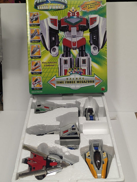 Power Rangers Time Force Deluxe Megazord In Box 